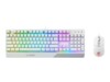 MSI Vigor GK30 combo Sæt med mus og tastatur Pressestempel 6 zone RGB Kablet USA