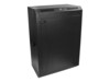 StarTech.com 8U 19' Vertical Wall Mount Server Rack Cabinet Enclosure - Low Profile ( ) - 30' Deep Locking w/2U for Network IT Equipment Stativindelukkekabinet Sort