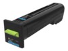 Lexmark Cyan 17000 sider Toner 82K2HCE