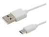 SAVIO CL-123 USB-kabel 1m Hvid