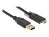 Delock USB Type-C kabel 1m Sort