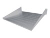 Intellinet 19' Cantilever Shelf, 2U, 2-Point Front Mount, 250mm Depth, Grey Rackhylde Grå