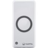 Varta Trådløs opladningspude/power bank 10000mAh 18Watt 1xUSB-A 1xUSB-C Grå Hvid