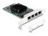 DeLock Netværksadapter PCI Express 2.0 x4 1Gbps