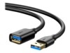 Ugreen USB forlængerkabel 2m Sort
