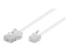 goobay Telefonkabel 3m Hvid
