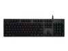 Logitech Gaming G512 Tastatur Mekanisk LIGHTSYNC Kabling USA internationalt