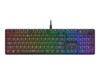Trust GXT 866 TORIX Tastatur Mekanisk RGB/16,8 millioner farver Kablet Tysk
