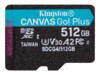 Kingston Canvas Go! Plus microSDXC UHS-I Memory Card 512GB 200MB/s