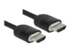 Delock Premium HDMI-kabel med Ethernet 2m Sort