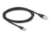 Delock USB Type-C kabel 2.5m Sort