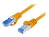 Lanberg CAT 6a S/FTP 50cm Patchkabel Orange RAL 1028