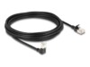 DeLOCK CAT 6a S/FTP 5m Netværkskabel Sort