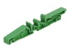 DeLOCK DIN rail clip Grøn