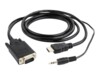 Cablexpert Videointerfaceomformer HDMI / VGA / audio 1.8m