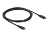 Delock USB Type-C kabel 2m Sort