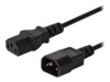 SAVIO CL-99 Forlængerkabel til strøm 1.2m Sort