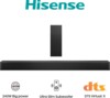 Hisense HS2100 2.1-kanal Soundbarsystem Sort