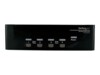 StarTech.com 4 Port DVI VGA Dual Monitor KVM USB Audio and USB 2.0 Hub (SV431DDVDUA) KVM / audio / USB switch Desktop