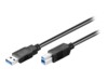 goobay USB-kabel 50cm Sort