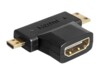 Delock HDMI-opdeler Sort