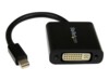 StarTech.com Mini DisplayPort to DVI Adapter - 1920x1200 - 1080p - Dongle - Monitor Adapter - Mini DisplayPort Adapter - Mini DP to DVI (MDP2DVI3) DVI-adapter 17cm Sort