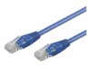 goobay CAT 5e Ikke afskærmet parsnoet (UTP) 5m Netværkskabel Blå