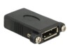 Delock DisplayPort-kønsskifter Sort