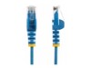 StarTech.com 1.5m CAT6 Cable - Blue Slim CAT6 Patch Cord - Snagless - LSZH CAT 6 1.5m Patchkabel Blå