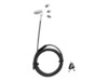 DICOTA Security Lock Exchangeable T/N/W Head Sikkerhedskabelslås