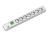 Bachmann Power Distribution Unit Aluminium Stikdåse 7-stik 16A Grå 2m