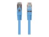 Lanberg CAT 6 Foldet uskærmet snoet par (F/UTP) 25cm Patchkabel Blue (RAL 5012)