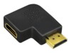 LogiLink HDMI højrevinklet adapter HDMI Sort