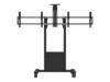 SMS Func Mobile Video Conference Vogn med hjul 2 LCD-displays / CPU / kamera 46'-65'