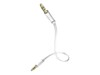 in-akustik Star MP3 Audio Cable Audiokabel 75cm Hvid