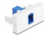 Delock Easy 45 Module SC Simplex female to SC Simplex female blue / white