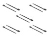 Delock Cable Tie with Double Locking 1m Sort