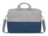 Riva Case 75 series Bæretaske 15.6' Polyester Blå Grå