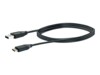 Schwaiger Professional USB 2.0 / USB 3.0 / USB 3.1 USB Type-C kabel 1m Sort