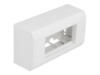Delock Surface-mounted Housing for Easy 45 Modules 152 x 82 mm, white
