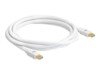 Delock DisplayPort kabel 1.5m Hvid
