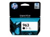 HP 963 Sort 1000 sider Blæk