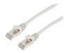 Prokord CAT 6 Kabel med afskærmning med folie og kobberfletning (SFTP 5m Netværkskabel Grey