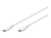DIGITUS USB Type-C kabel 50cm Hvid