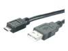 MediaRange USB-kabel 1.2m Sort