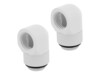 CORSAIR Hydro X Series 90° Rotary Adapter Kølevæske system tilpasning 2-pack Hvid