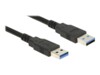 Delock USB-kabel 1.5m Sort