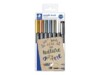 STAEDTLER 8321 Børstepen og fineliner-sæt Assorterede farver