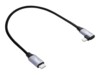 Akyga Lightning-kabel 30cm Sort