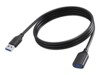 Vision TC 2MUSB3.0EXT/BL USB-A to USB-A 2m Sort